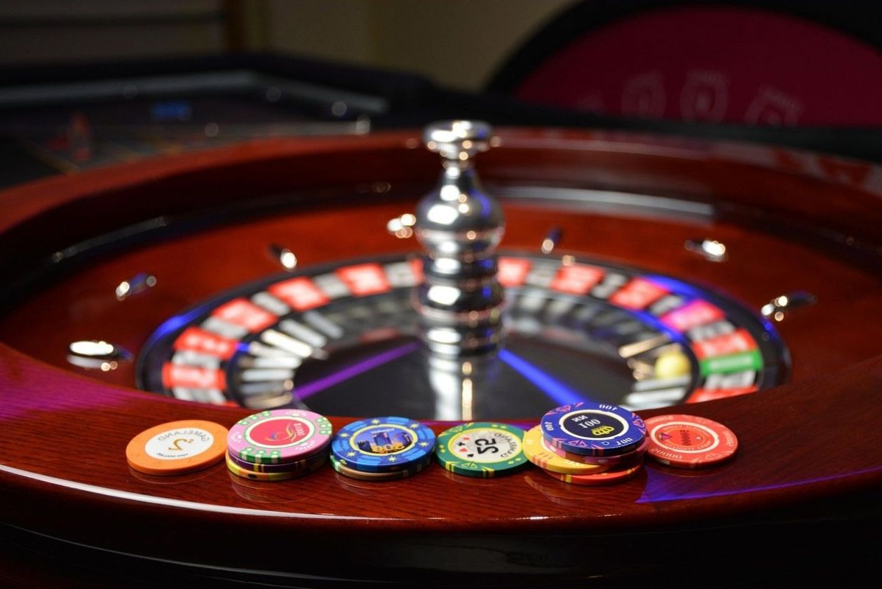 Poker chips and cards at Joyfuldays