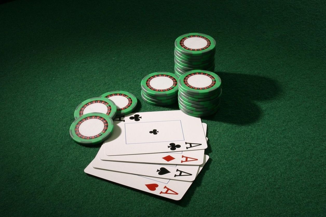 Casino tables and chips at Joyfuldays